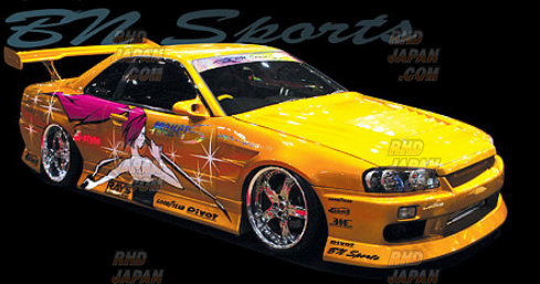 ER34 フロントバンパー　BNスポーツ BN Sports Front Bumper Type 2 - R34 - RHDJapan